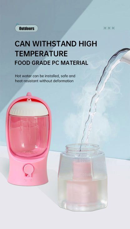 3 In 1 Travel Portable Dog Feeder - Pet Water Dispenser Bottle