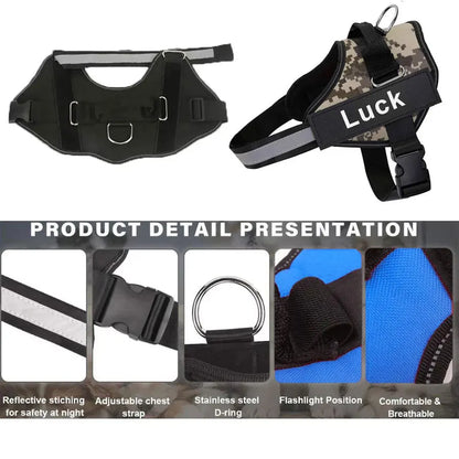 Dog Harness Reflective Adjustable