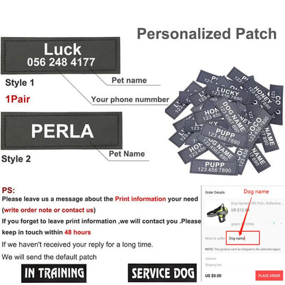 Dog Harness Reflective Adjustable