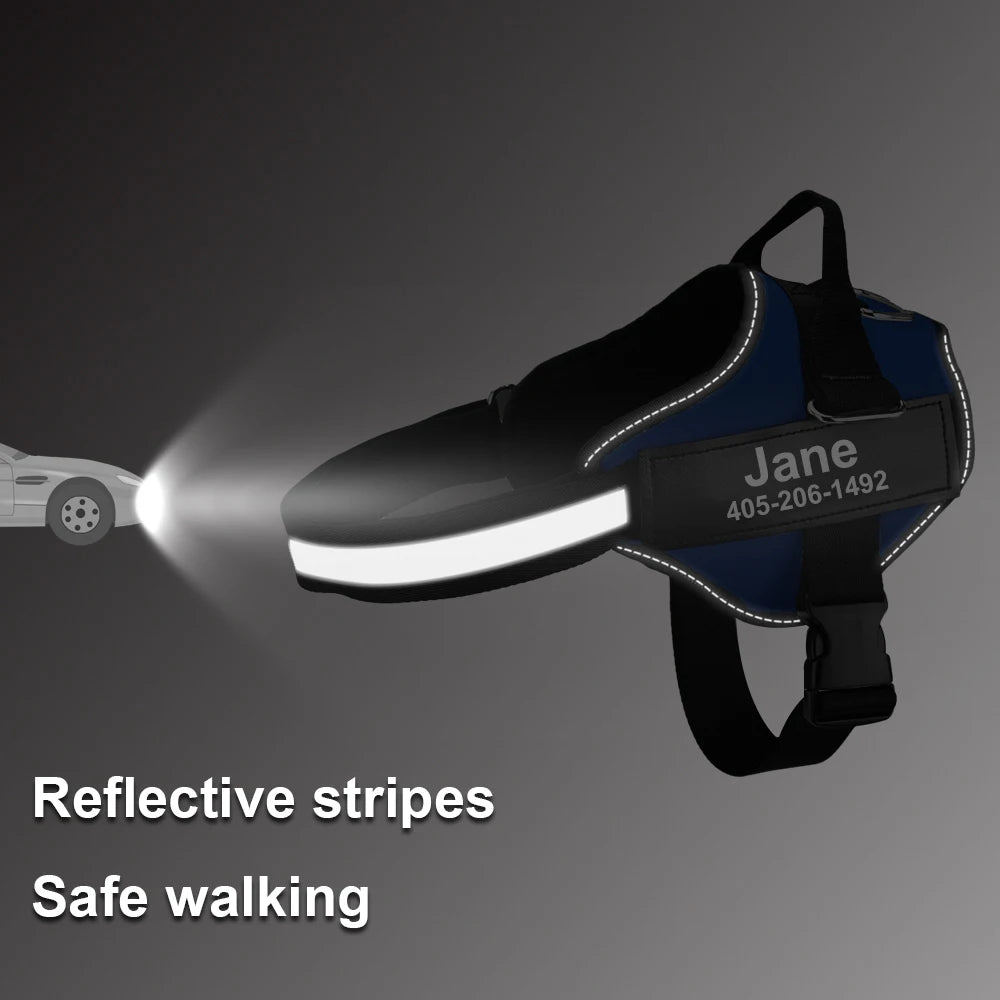 Dog Harness Reflective Adjustable