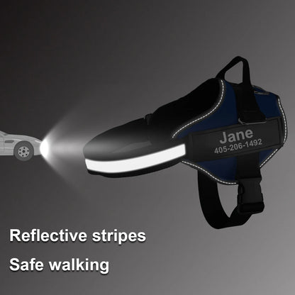 Dog Harness Reflective Adjustable
