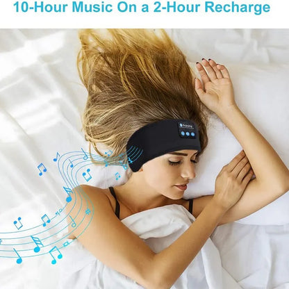 Bluetooth Earphones Sports Sleeping Headband - Elastic Wireless Headphones