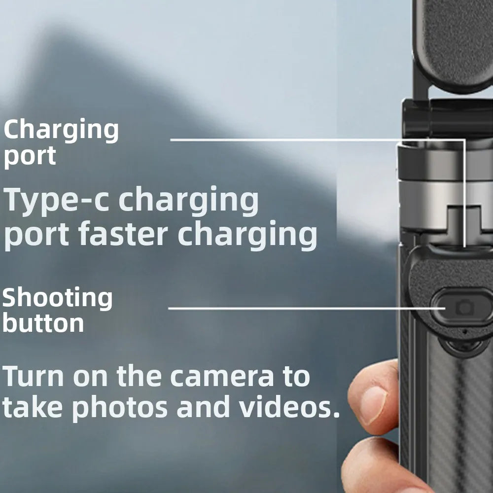 Magnetic Bluetooth Selfie Stick - Portable Tripod