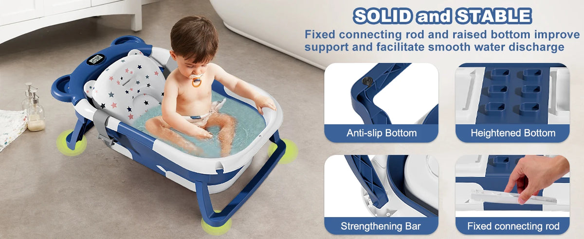 Portable Travel Bathtub Baby Bathtub,