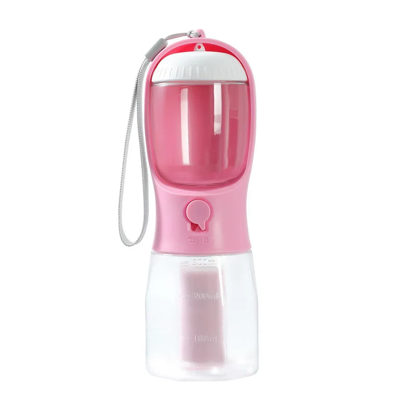 3 In 1 Travel Portable Dog Feeder - Pet Water Dispenser Bottle