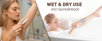 2-in-1 Women Electric Bikini Trimmer Dual Head