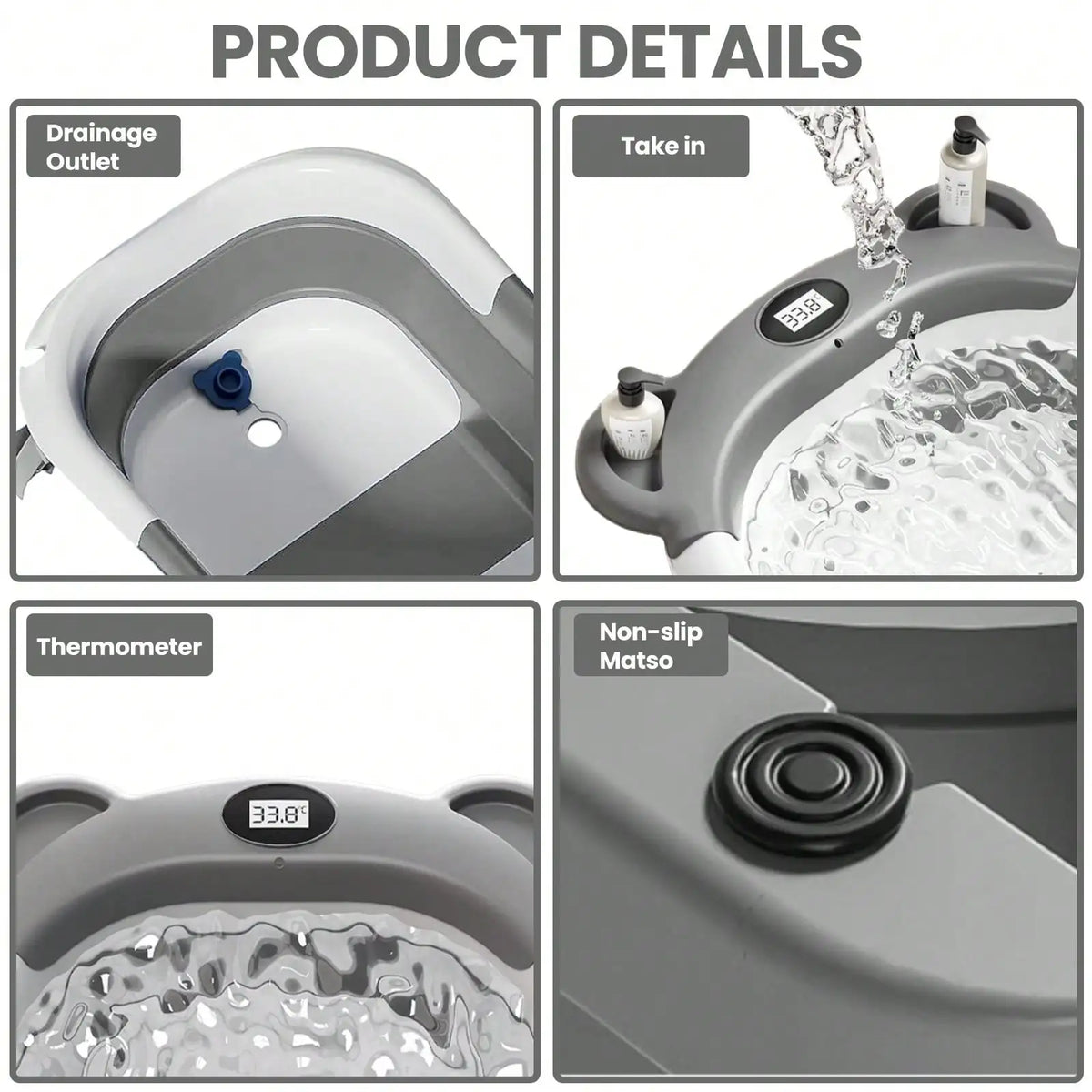 Portable Travel Bathtub Baby Bathtub,