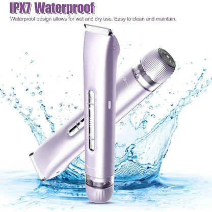 2-in-1 Women Electric Bikini Trimmer Dual Head