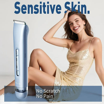2-in-1 Women Electric Bikini Trimmer Dual Head