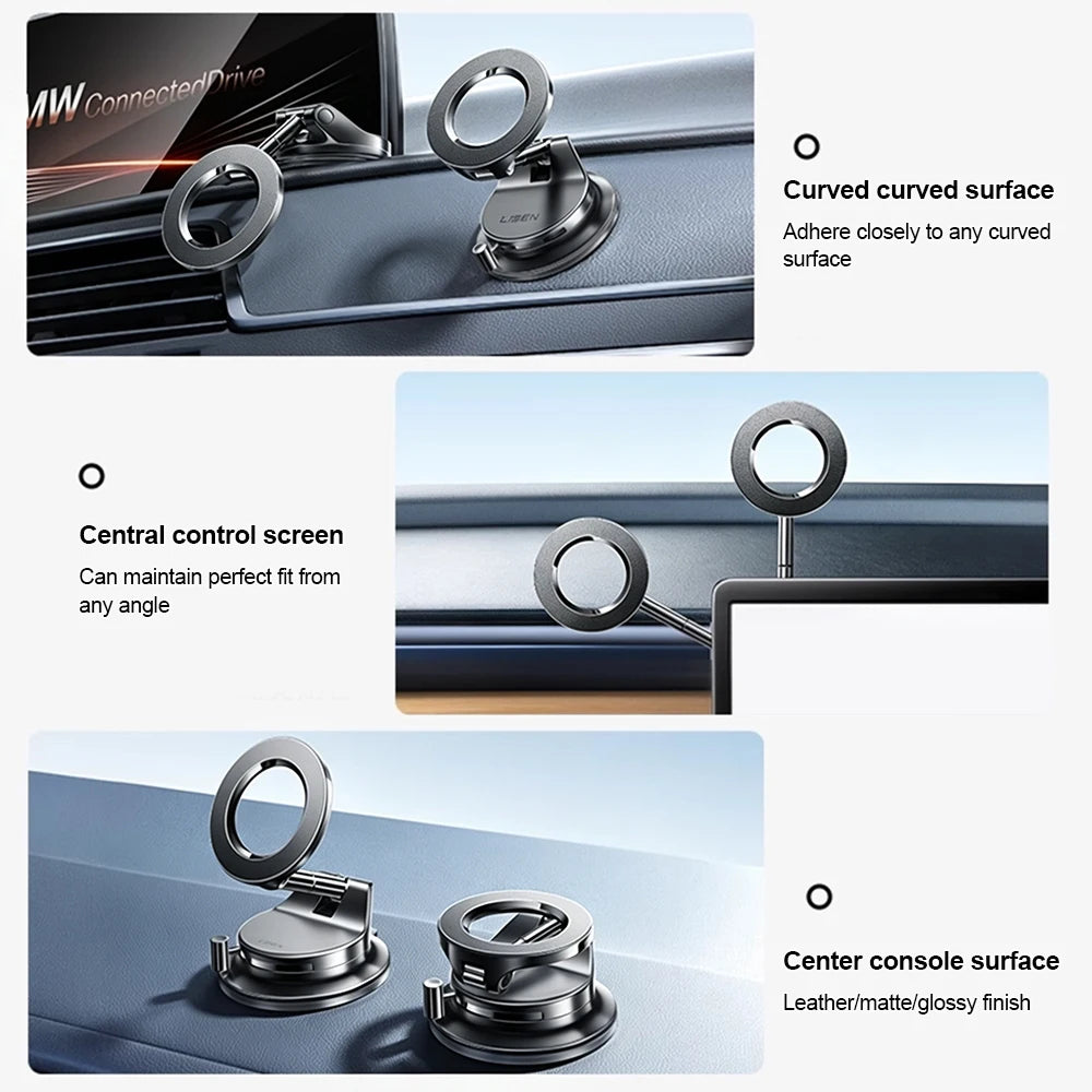 Magnetic Phone Holder 360° - Vacuum Suction