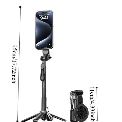 Magnetic Bluetooth Selfie Stick - Portable Tripod
