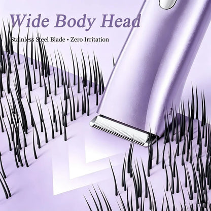 2-in-1 Women Electric Bikini Trimmer Dual Head