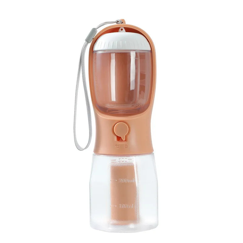 3 In 1 Travel Portable Dog Feeder - Pet Water Dispenser Bottle