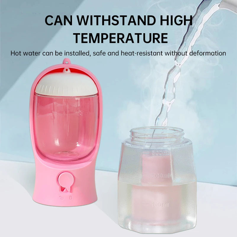 3 In 1 Travel Portable Dog Feeder - Pet Water Dispenser Bottle