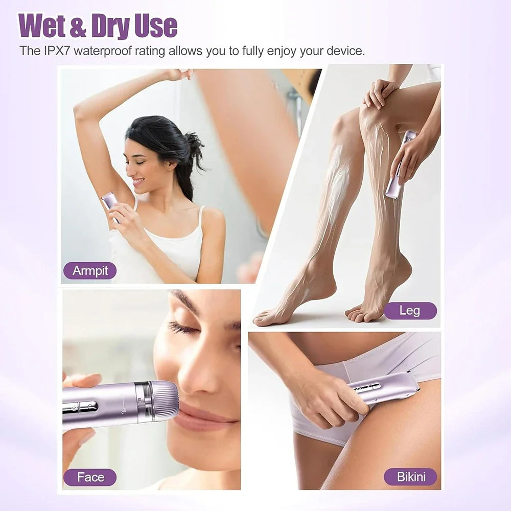 2-in-1 Women Electric Bikini Trimmer Dual Head